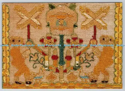 D310812 Glasgow Museum and Art Galleries Burrell Collection Sampler ausgeführt von