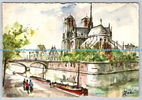 D310880 Frankreich Paris Notre Dame et l lle de la Cite Par Monts et Par Vaux No 9 P