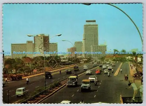 D302312 Jakarta Die Seiten der Thamrin Road verändern sich ständig ein Thamrin