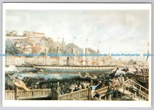 D302316 Das weltweit erste große Eisendampfschiff Großbritannien am 19. Juli 1843 Br