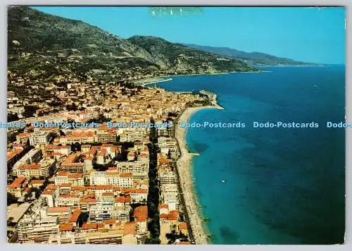 D310887 Frankreich La Cote d Azur Menton Vue generale PM Beausoleil 1986 Postkarte