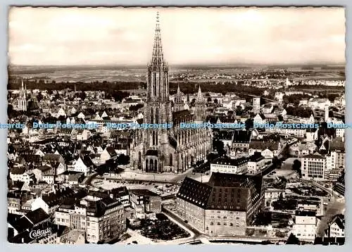 D302323 Ulm Donau mit dem Münster Paul Schoffler
