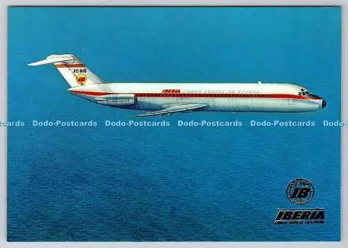 D308296 DC 9 Douglas Jet Iberia Lineas Aereas de Espana FISA Spanien Escudo de Oro