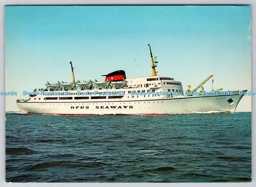 D308301 DFDS Seaways MS England gebaut 1964 Vita Nova Hank NB PM Oslo 1981 Postca