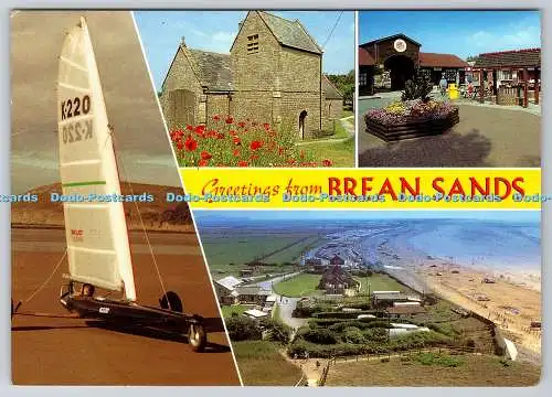 D310931 Grüße vom Brean Sands Brean Land Yacht Club J Salmon Sevenoaks kamen