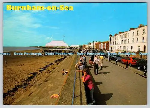 D310933 Burnham on Sea The Esplanade and Sands J Salmon Sevenoaks Cameracolour P