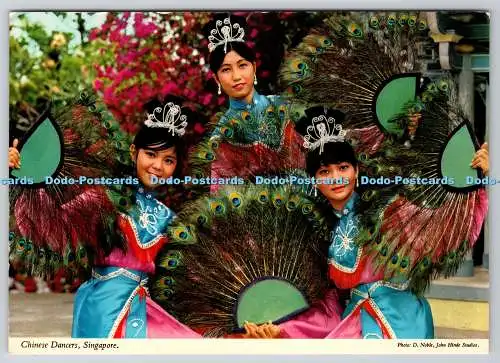 D302364 Singapore Chinese Dancers John Hinde Ltd D Noble