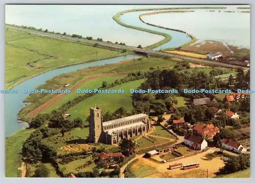 D308321 England Suffolk Blythburgh Church and Blyth Estuary Ford Jenkins Lowesto