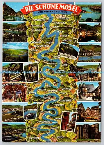 D304947 Die Schöne Mosel von Koblenz bis Trier Frank Cornely Verlag Mehrfachansicht