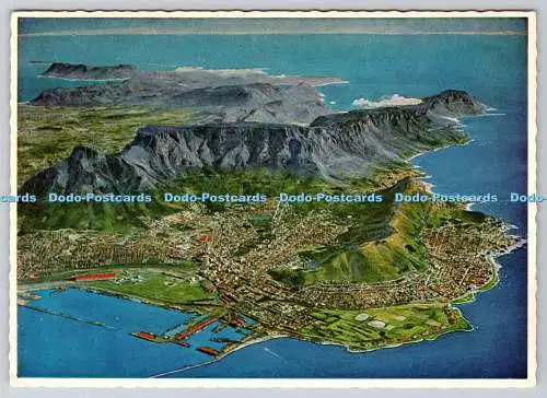 D310981 Südafrika Kap-Halbinsel Luftbild Protea Farbdrucke Kapstadt 1