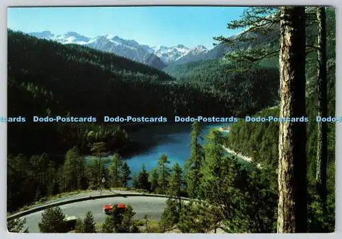 D308408 Tiroler Alpen Fernpass Straße mit Blindsee Risch Lau Bregenz Osterreich