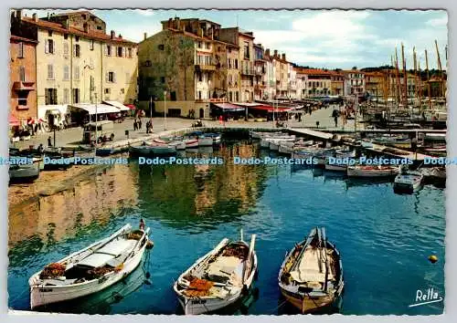 D302563 La Cote des Maures Saint Tropez Var Le Port Quai Jean Jaures vu de la Je