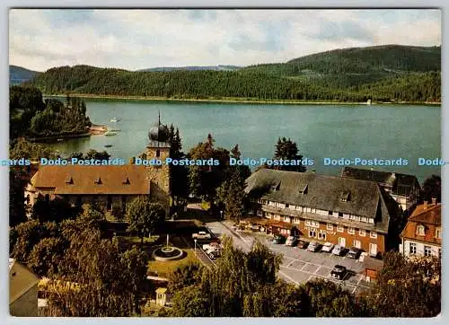 D308521 Schluchsee Hochschwarzwald Hotell Schiff Gebr Metz Tübingen Agfacolor Po
