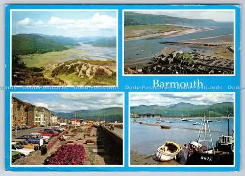 D302652 Barmouth Hafen am Meer und Cader Idris Richter Postkarten Ltd C 6415 Mu
