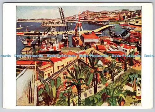 D311241 Privatsammlung Algier Hafen Francois Desnoyer Soho Gallery London