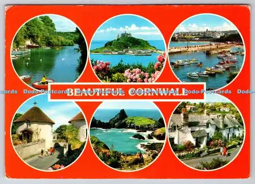 D302654 Beautiful Cornwall John Hinde Ltd Multi View 1982