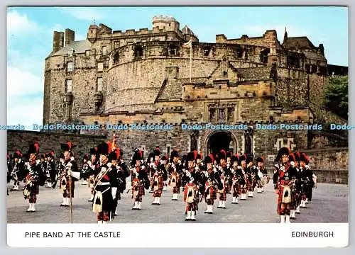 D311248 Edinburgh Pipe Band at the Castle J Arthur Dixon