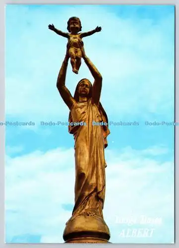 D305275 Vierge Doree du clocher de la Basilique Notre Dame de Brebieres Combier