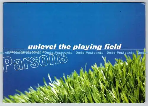 D311275 Unlevel The Playing Field Parsons Bundesweite Postkarte Werbung Heungm
