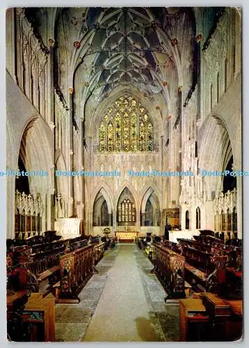 D305280 Wells Cathedral Somerset The Choir with Golden East Window J Arthur Dixo