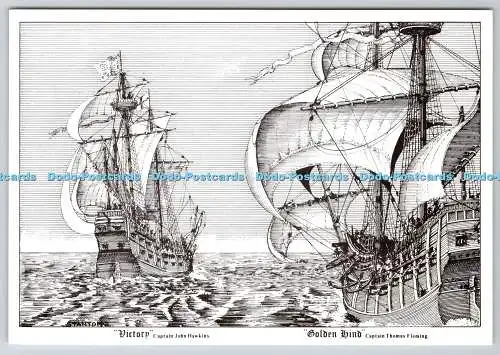 D311279 Victory Captain John Hawkins Golden Bind Armada National Maritime Museum