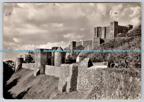 D302699 Kent Dover Castle Blick von S W zeigt den Constable Tower Peverell Tow