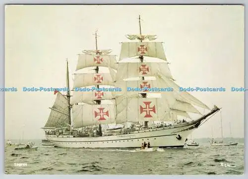 D311408 Sagres Ein portugiesisches Segelschulschiff Kenbe Reproduktionen Southampton E