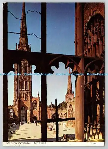 D305405 Coventry Cathedral The Ruins Judge Hastings England