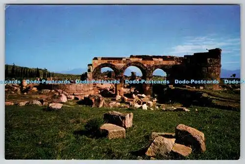 D311412 Türkiye Denizli Blick von Hierapolis Foto