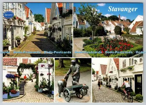 D302823 Norge Stavanger Rogaland Gamle Stavanger R Strand W Haraldsen Normann Mu
