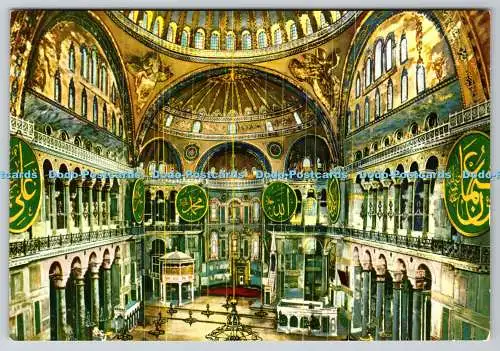 D311415 Istanbul ve Saheserleri Interieur of St Sophia Museum Keskin Color