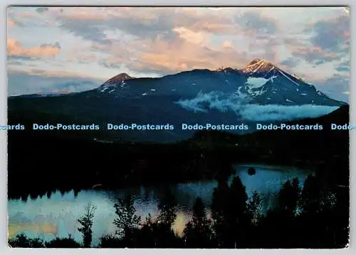 D308796 Norwegen Norge Abendstimmung ar Bardy Valley Knut Anne Ultra Postkarte