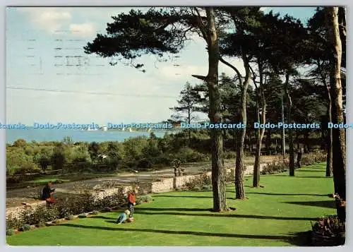 D302878 Studland Bay und Handfast Point Old Harry aus dem Knoll House J Arthur Dixo