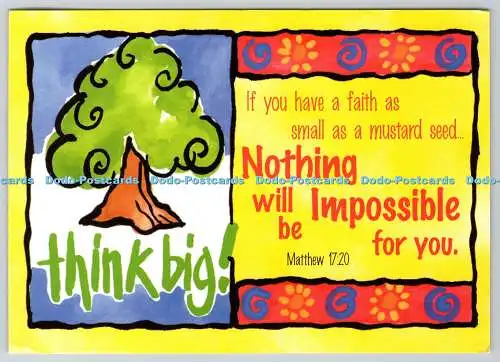 D302914 Think Big Nothing Will Impossible be For You Universal Designs Joanne Sh