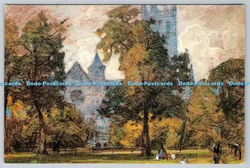 D308870 Canterbury Cathedral from Green Court Alfred Palmer R O I Printwiz Witha