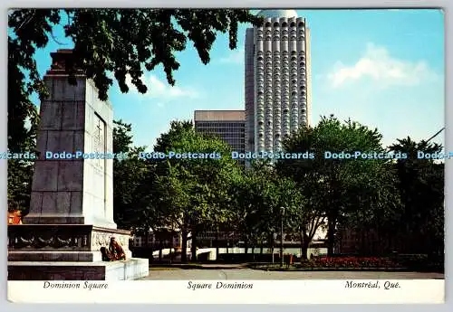D302921 Que Montreal Square Dominion Plastichrome