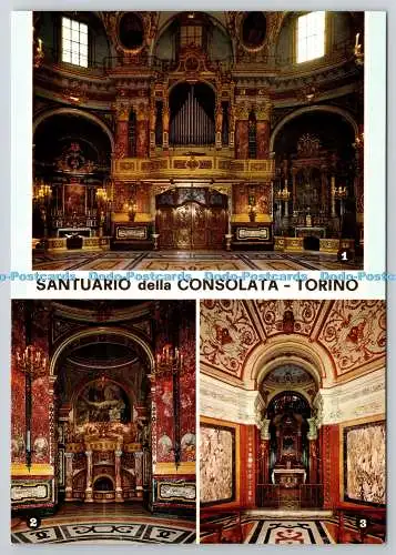 D305512 Torino Santuario della Consolata Organo Monumentale Tribuna della Cripta