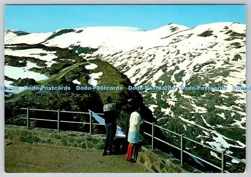 D308897 Norwegen Norge Blick vom Berg Dalsnibba in Richtung Blabreen Gletscher am G