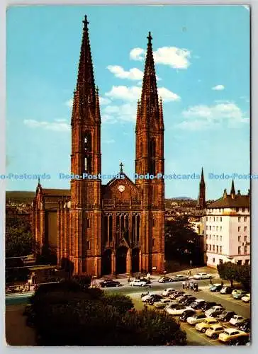 D305540 Wiesbaden St Bonifatius Kirche Deutschland Deutschland Postkarte