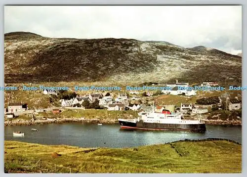 D308900 Isle of Harris Tarbert Harbour mit Autofähre J Arthur Dixon Schottland DR