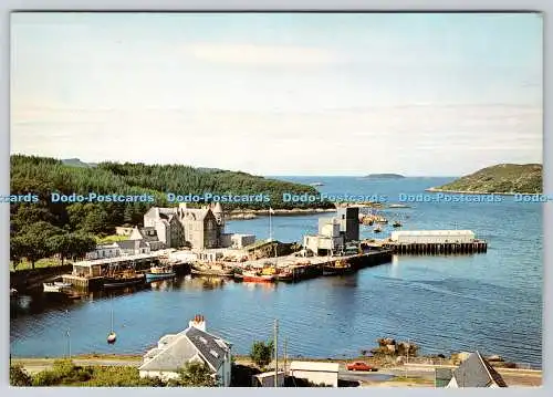 D308948 Sutherland Lochinver Culag Hotel and Pier J Arthur Dixon Great Britain D