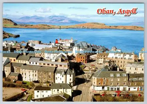 D308950 Argyll Oban Inseln Kerrara und Mull sind über die Bucht Dennis im Blick