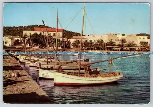 D303006 Malaga Puerto Pescadores San Antonio Abad Islas Baleares Foto Ibiza
