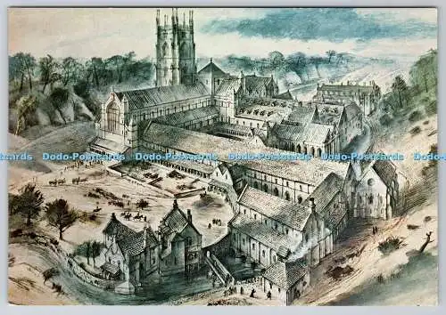 D311597 Yorkshire Fountains Abbey W S Cowell Crown Alan Sorrell