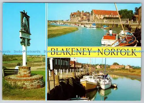 D308955 Norfolk Blakeney J Salmon Sevenoaks Cameracolour Postkarte England N 08 P