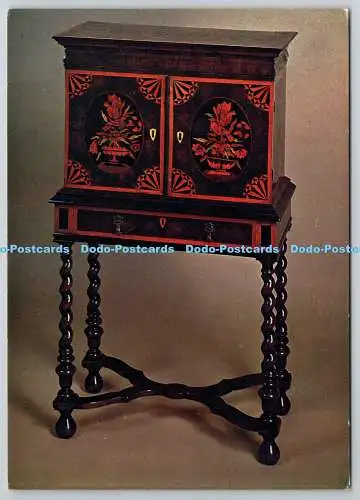 D305600 Cheltenham Art Gallery and Museum Walnut Intarsien Schrank ABC Historic