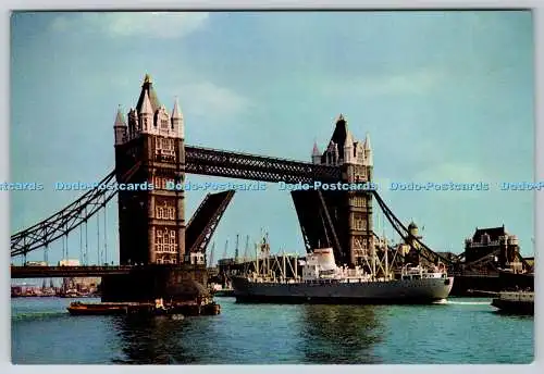 D311615 London Tower Bridge J Arthur Dixon Newport I W England PM Woking 1965