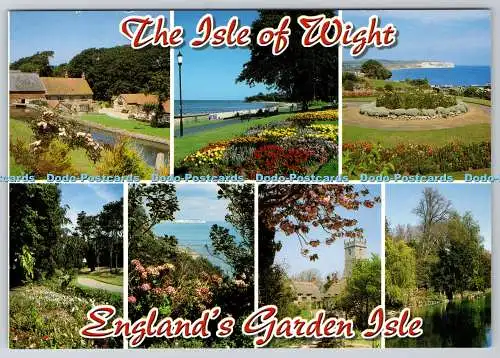 D308981 The Isle of Wight Englands Garden Isle W J Nigh Shanklin I W WJN 1824 Po