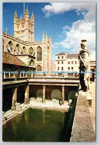 D305643 Somerset Bath Abbey Great Roman Bath J Arthur Dixon Newport Natural Colo