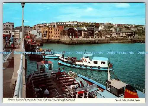 D309003 Cornwall Falmouth Vergnügungsboote und Fähren am Prince of Wales Pier D Nr.